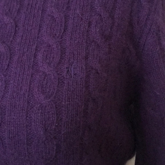 Purple Ralph Lauren Cashmere sweater - Picture 2 of 5